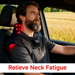 Cutiskrave device in red light therapy with vibration mode for customizable relief