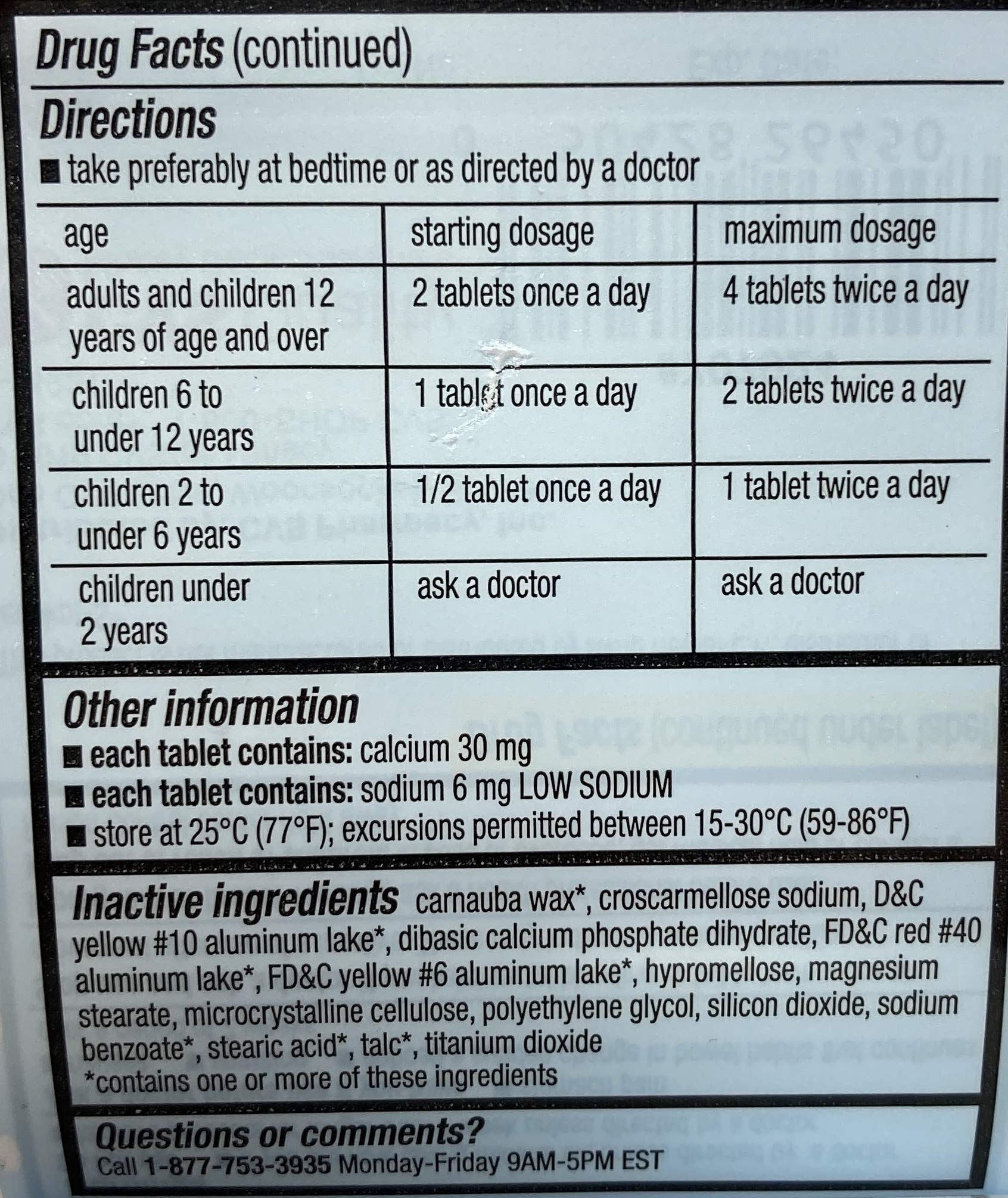 CVS Health dosing directions label emphasizes safe, directional use.