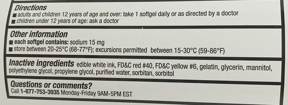 CVS Health Extra Strength Stool Softener softgels packaging display showing 500 softgels