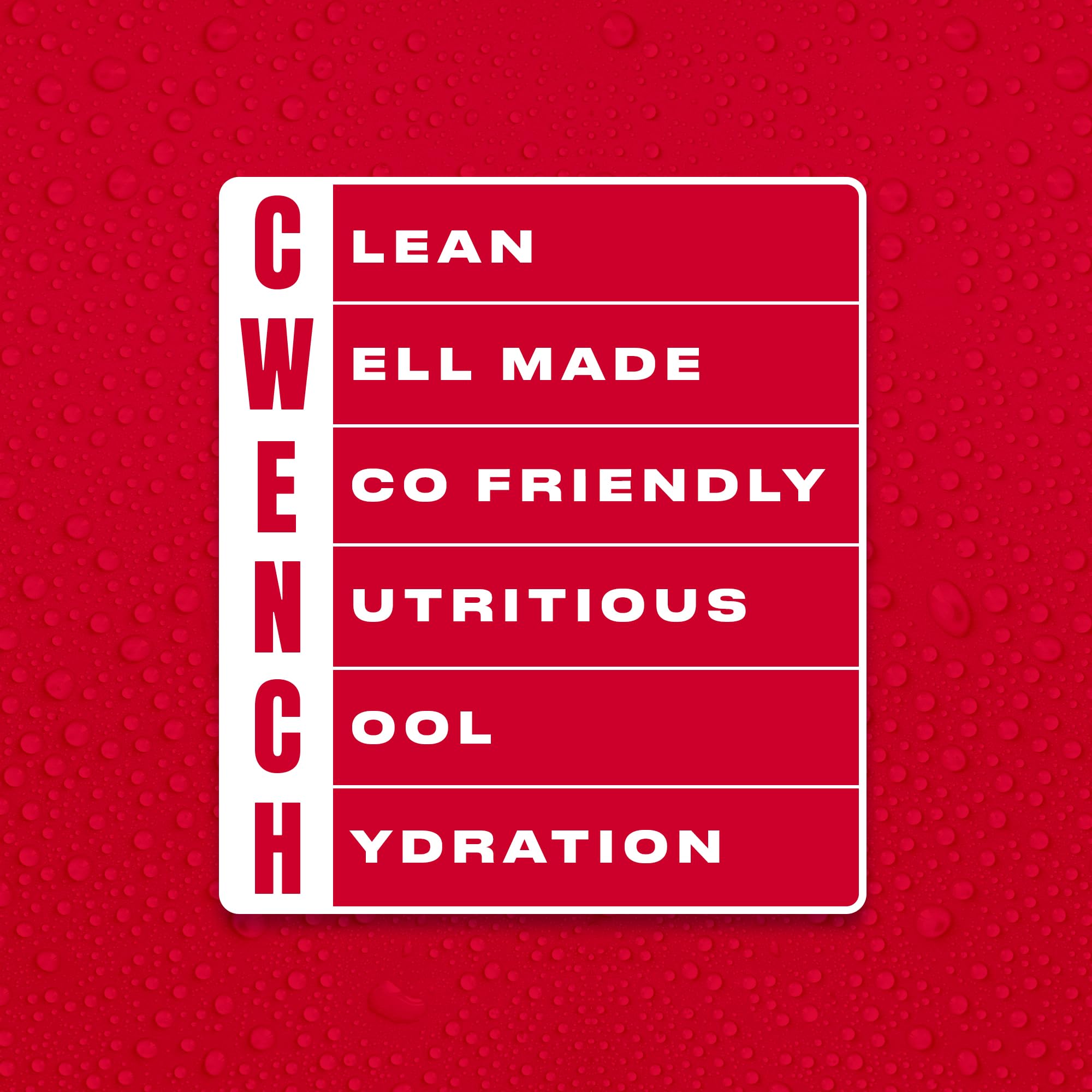 CWENCH Hydration Berry Crush travel kit perfect for travel workouts and routines.