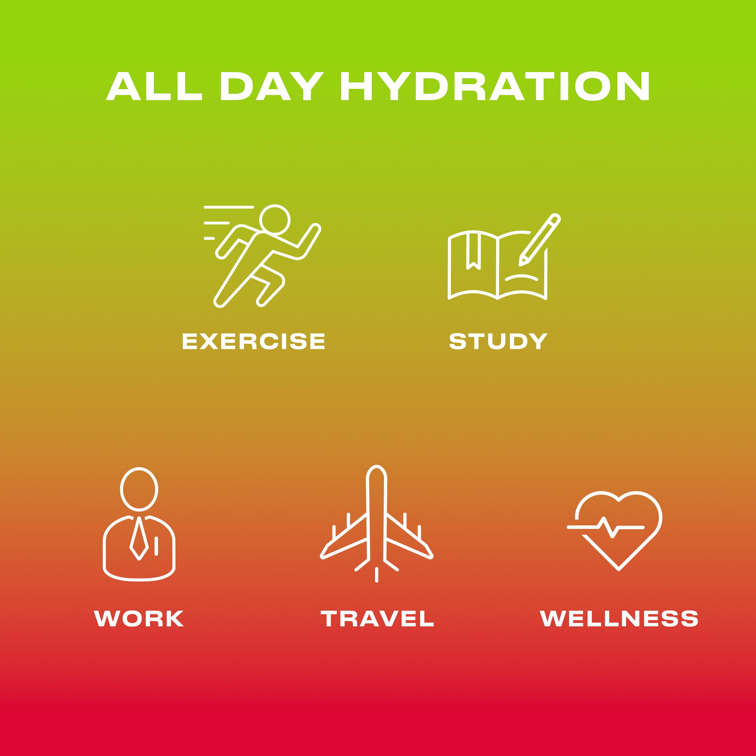 CWENCH Hydration Cherry Lime in a gym bag for travel-friendly hydration.