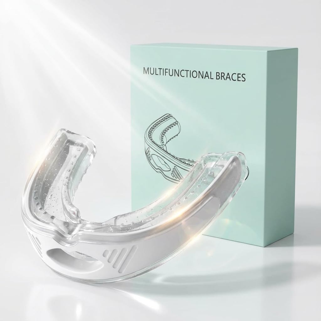 CWTUL Anti-Snoring Device-27 front view shows a customizable fit for nightly use.
