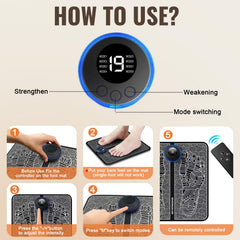 CWTUL EMS package includes four reusable electrode pads