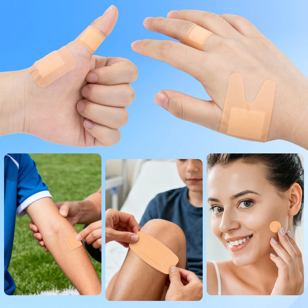 CXYARY Latex-free skin-friendly bandages reduce irritation.