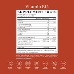 CYMBIOTIKA B12 liquid packaging front view signaling premium daily dose accessibility.