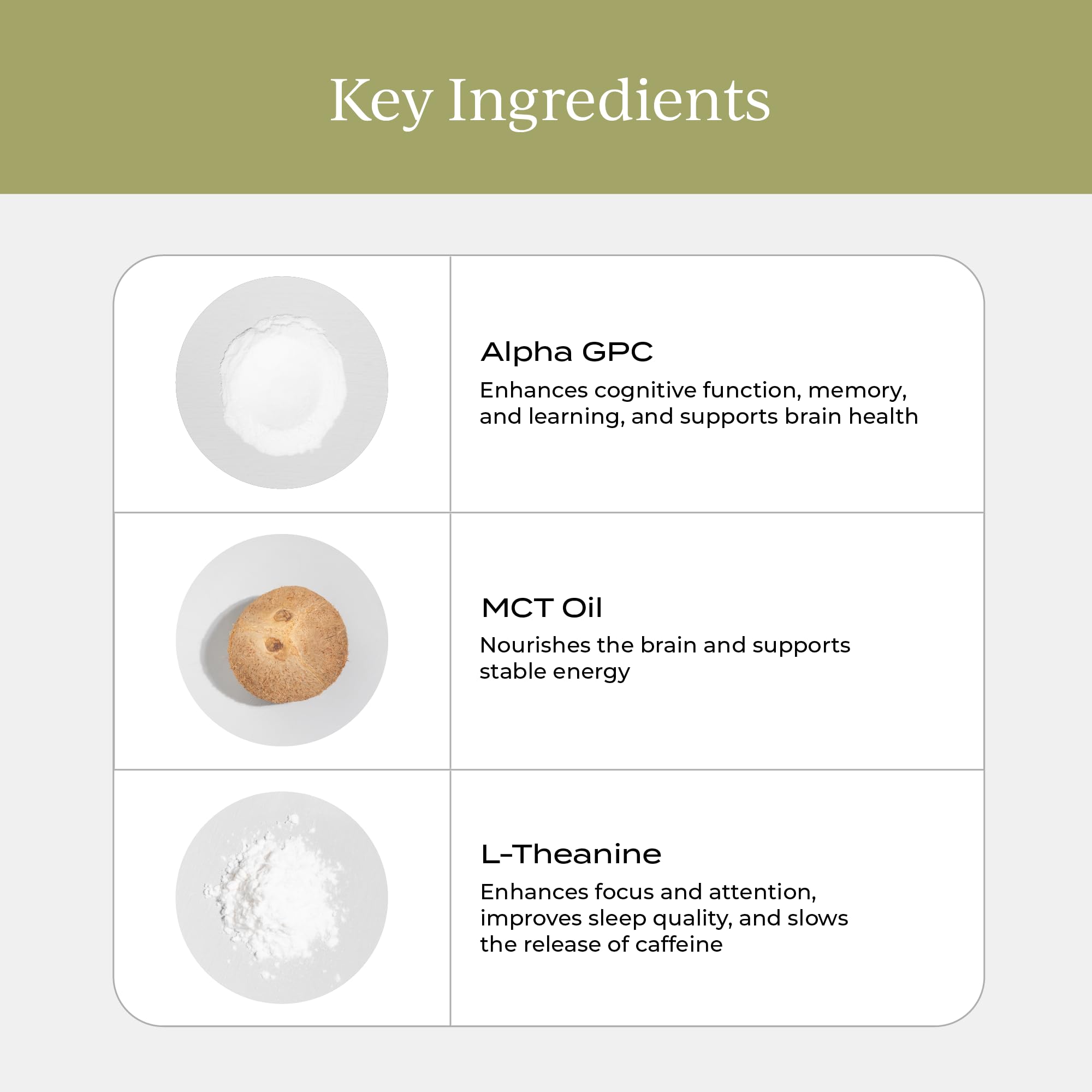 CYMBIOTIKA coconut vanilla flavor tub conveys clean, vegan, sugar-free nootropic cream.
