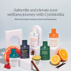 CYMBIOTIKA Energy Focus Recovery visual hints at daily resilience.