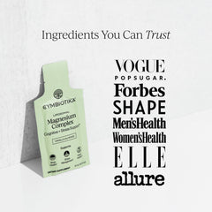 Vanilla almond packaging design on pouch for Cymbiotika Complex.