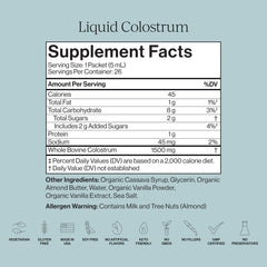 CYMBIOTIKA Liquid Colostrum grass-fed cows signify natural nutrition