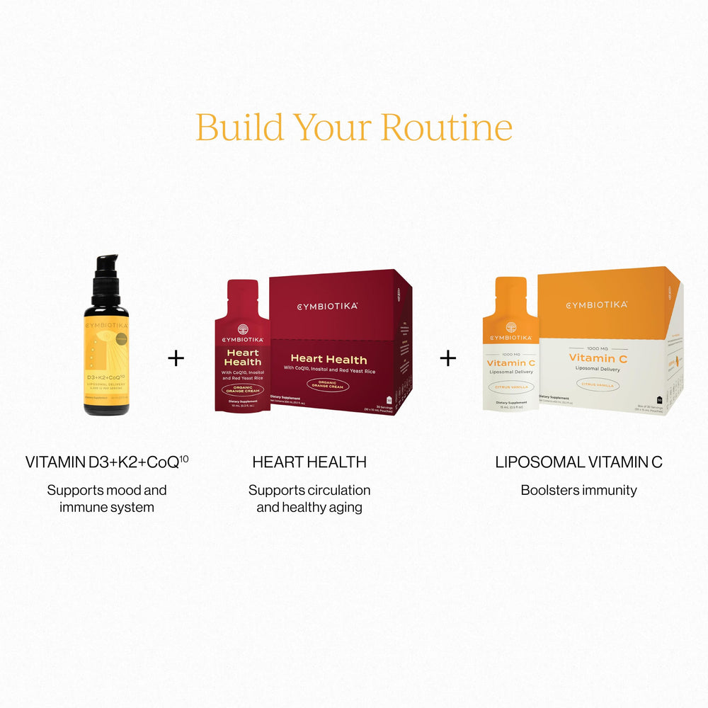 CYMBIOTIKA Tangerine flavor liquid in motion for daily routine
