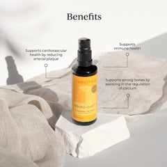 CYMBIOTIKA liquid pump enables easy daily dosing.