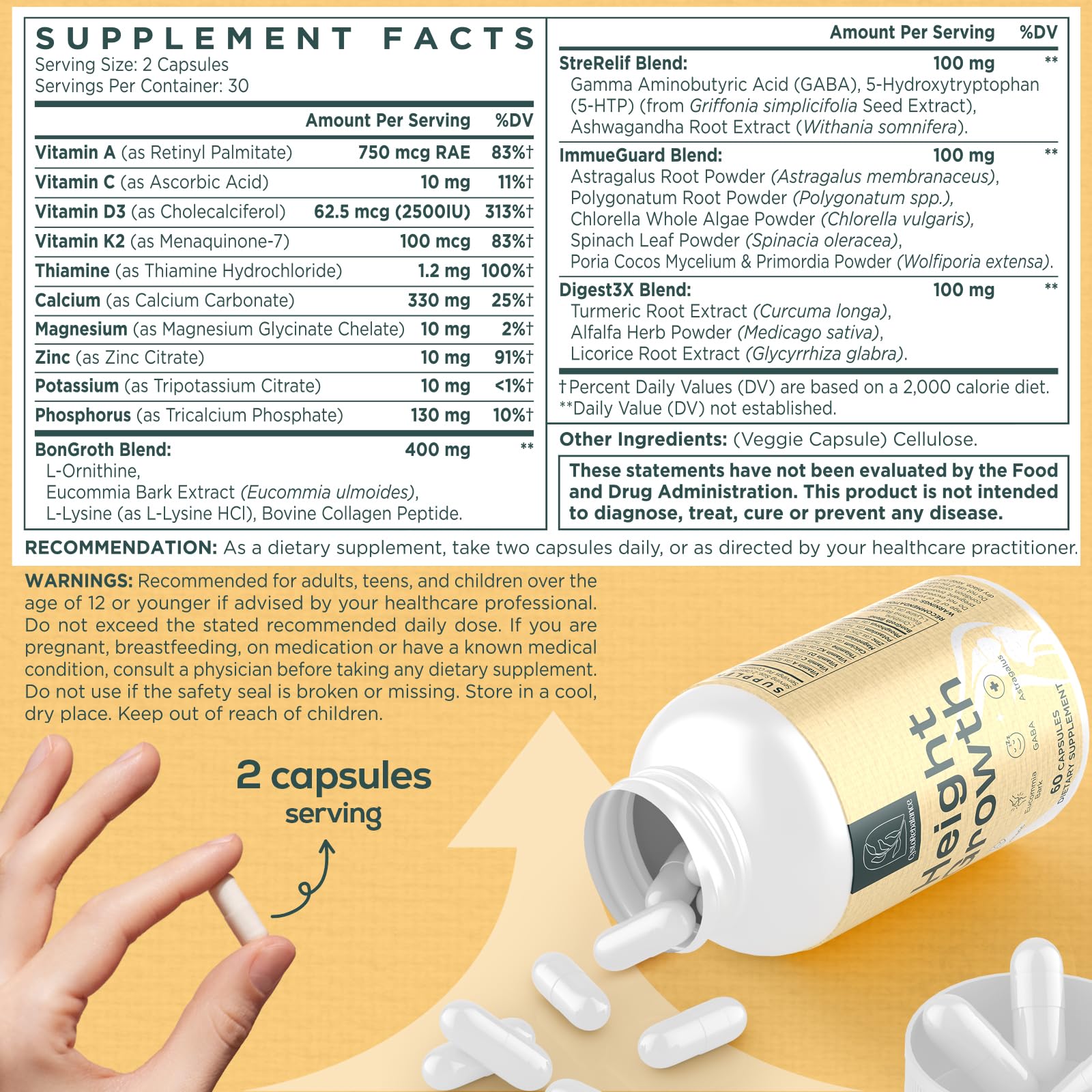 CystoRebalance high-absorption formula represented by turmeric and zinc imagery