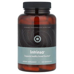D'Adamo Intrinsa bottle front view for daily bowel health support