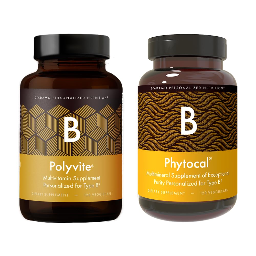 D'Adamo Phytocal B bottle with seaweed calcium for bone support