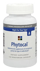 D'Adamo Phytocal A 120 Vcaps pour scene showing easy access to capsules.
