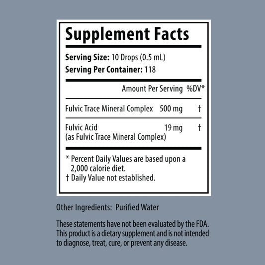 D R P Organic Trace Minerals Drops dropper enables precise daily dosing