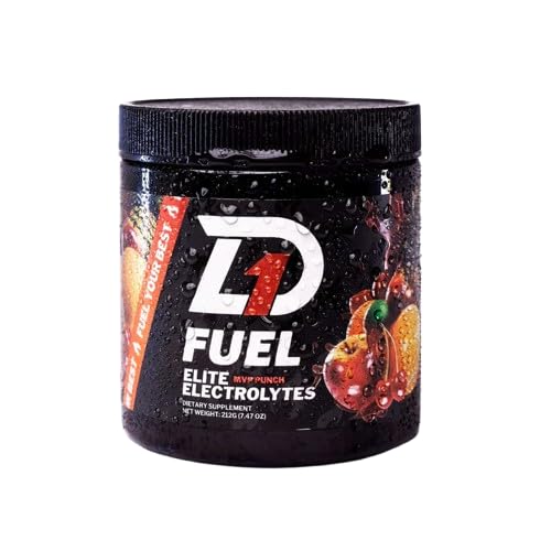 D1 Fuel Elite electrolyte packets MVP Punch for youth athletes supporting quick hydration during training