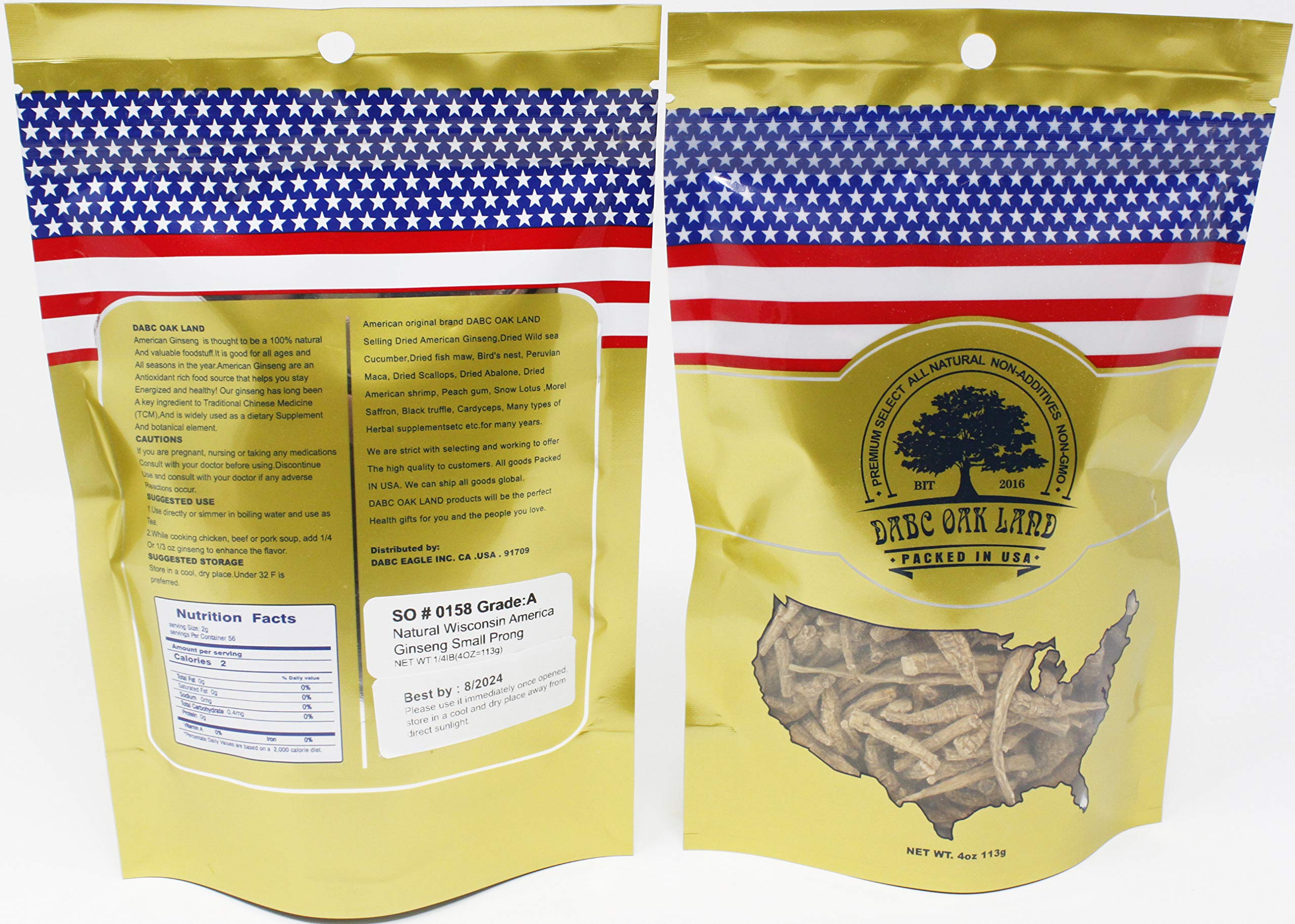 DABC OAK LAND ginseng tea steeping for a calming cup