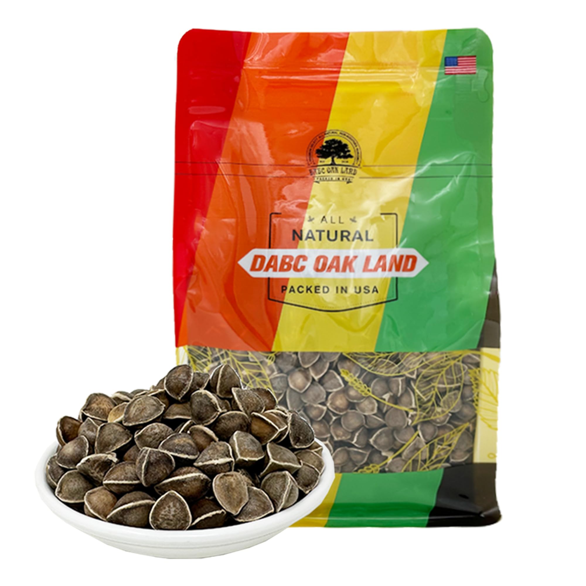 DABC Oak Land Moringa seed bag front, ready for planting and culinary use