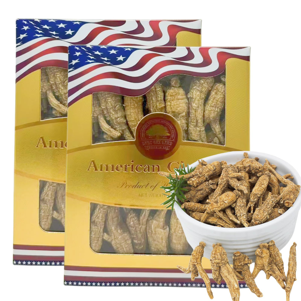DABC OAK LAND Wisconsin American Ginseng slices ready for tea or soup.