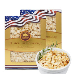 DABC OAK LAND Wisconsin ginseng slices in a bottle, offering a natural energy option.