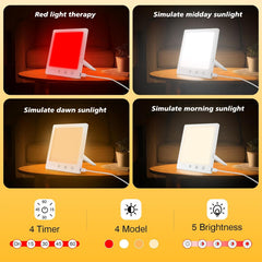 DABLEIBEN lamp shows 10,000 Lux white light for focus.
