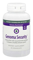 D'Adamo Genoma Security bottle front view for daily herbal support