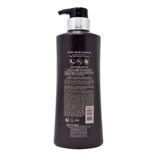 Daeng Gi Meo Ri Ki Gold Premium Shampoo 4-set packaging varies, mild, family-friendly scent.