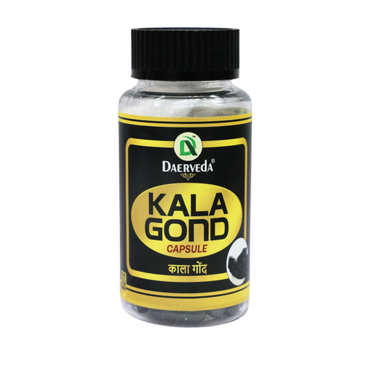 Daerveda Kala Gond Capsule II front view, pure Ayurvedic formula for daily wellness