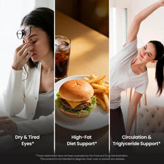 ISO-certified facility and vegan certification logos on packaging.
