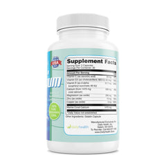 Daily Health Okinawa Coral Calcium graphic showing 2:1 calcium to magnesium ratio
