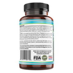 Daily Health Seatrition daily-use guidance graphic showing three pills per day