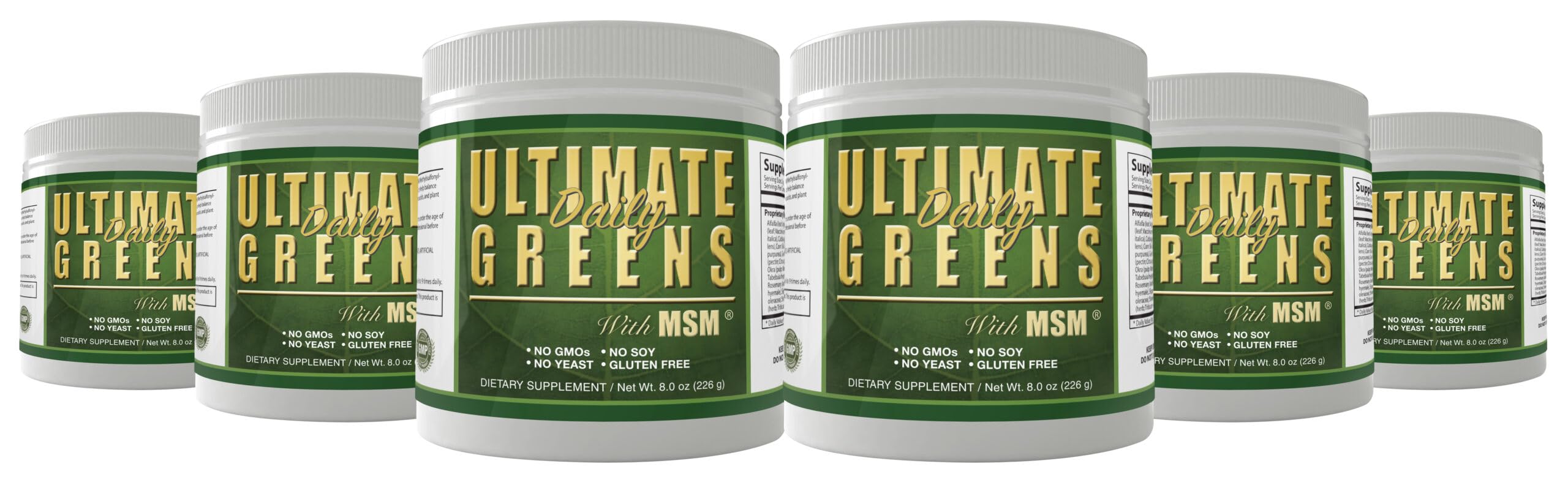 Daily Health Ultimate Daily Greens bottle demonstrates convenient vegan nutrition for daily wellness.