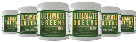 Daily Health Ultimate Daily Greens bottle demonstrates convenient vegan nutrition for daily wellness.