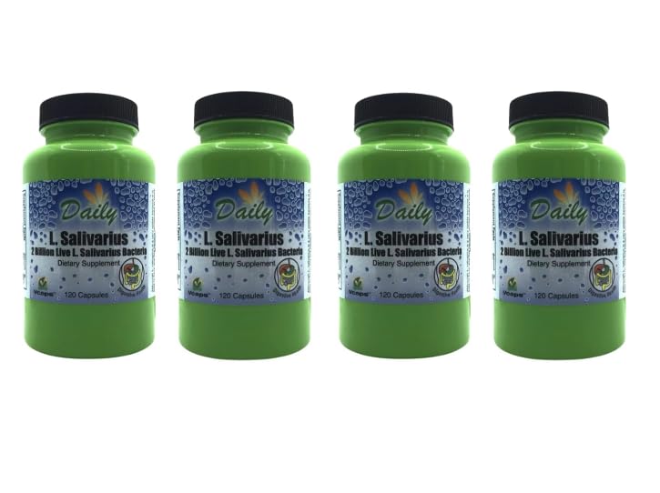 Daily Manufacturing L-Salivarius bottle front may support balanced gut flora