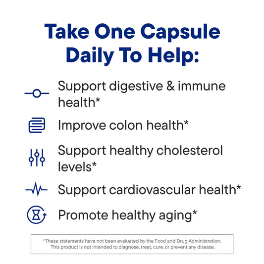 Daily Nouri Probiotics for Men bottle back lists strains and benefits.