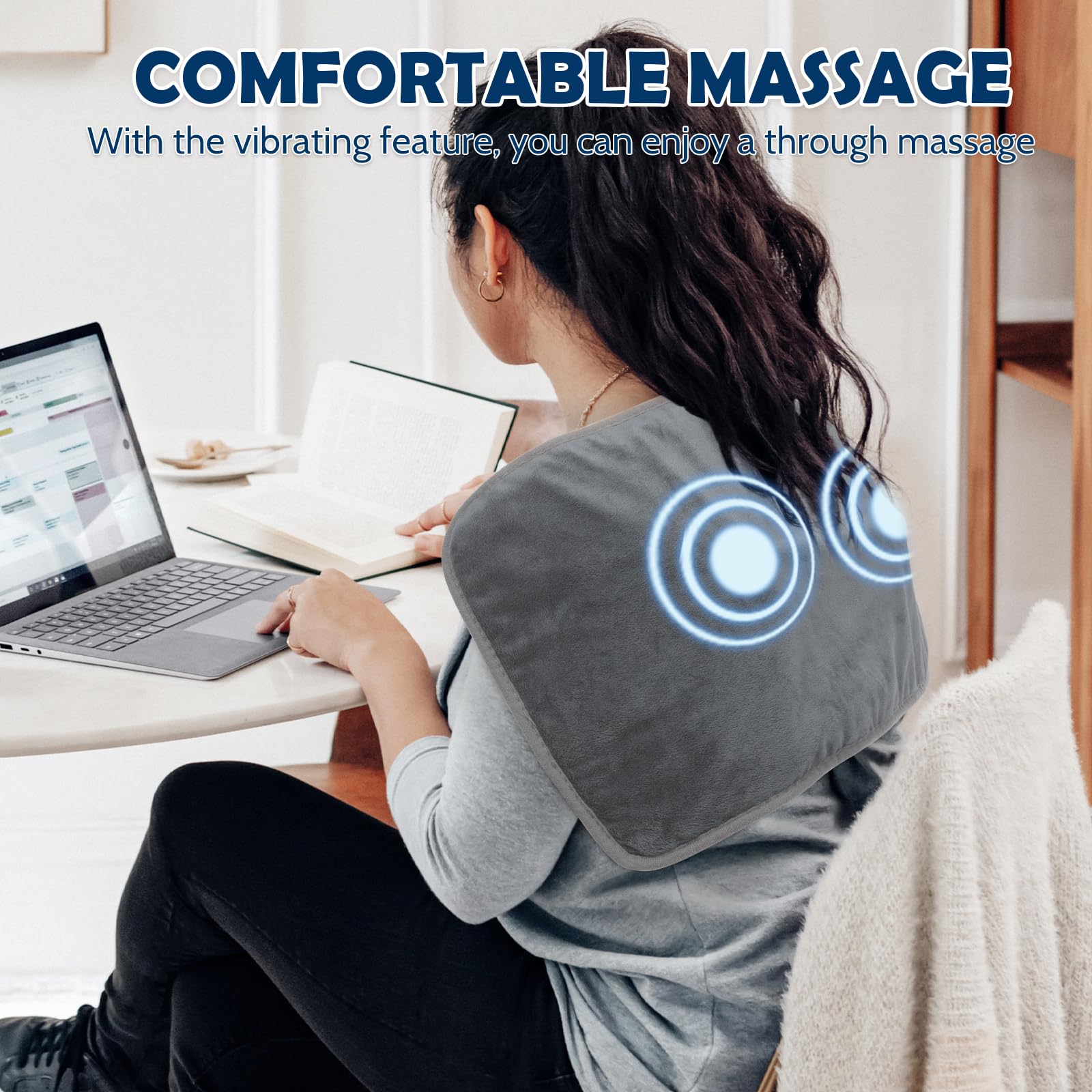 DAILYLIFE extra-long 9-5ft cord enables flexible positioning.