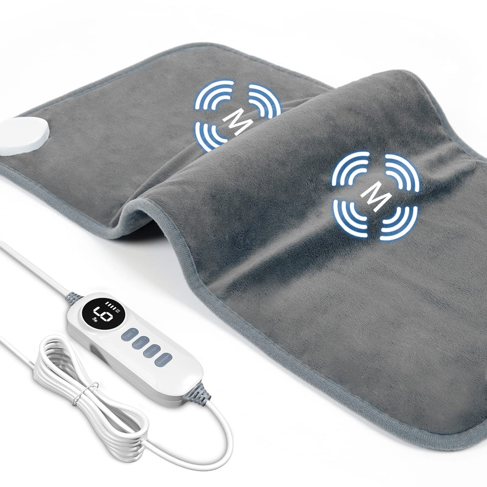DAILYLIFE massage heating pad 12x24 provides full-coverage warmth for back, legs, or shoulders.
