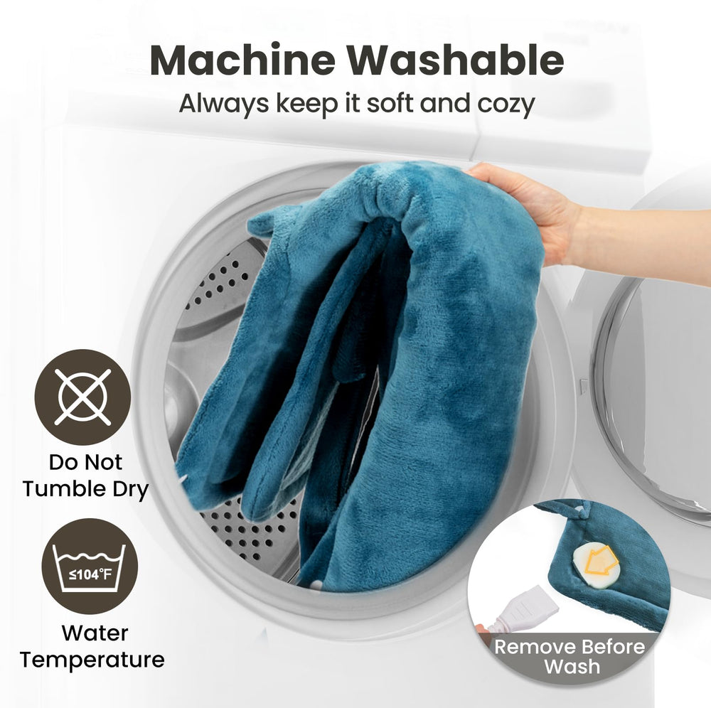 DAILYLIFE heating pad dimensions 26x35 inches for comprehensive warmth.