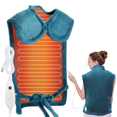 DAILYLIFE heating pad with large coverage for full neck and back warmth.