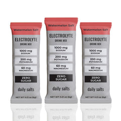 Daily Salts Watermelon Salt hydration stick on-the-go electrolyte support.