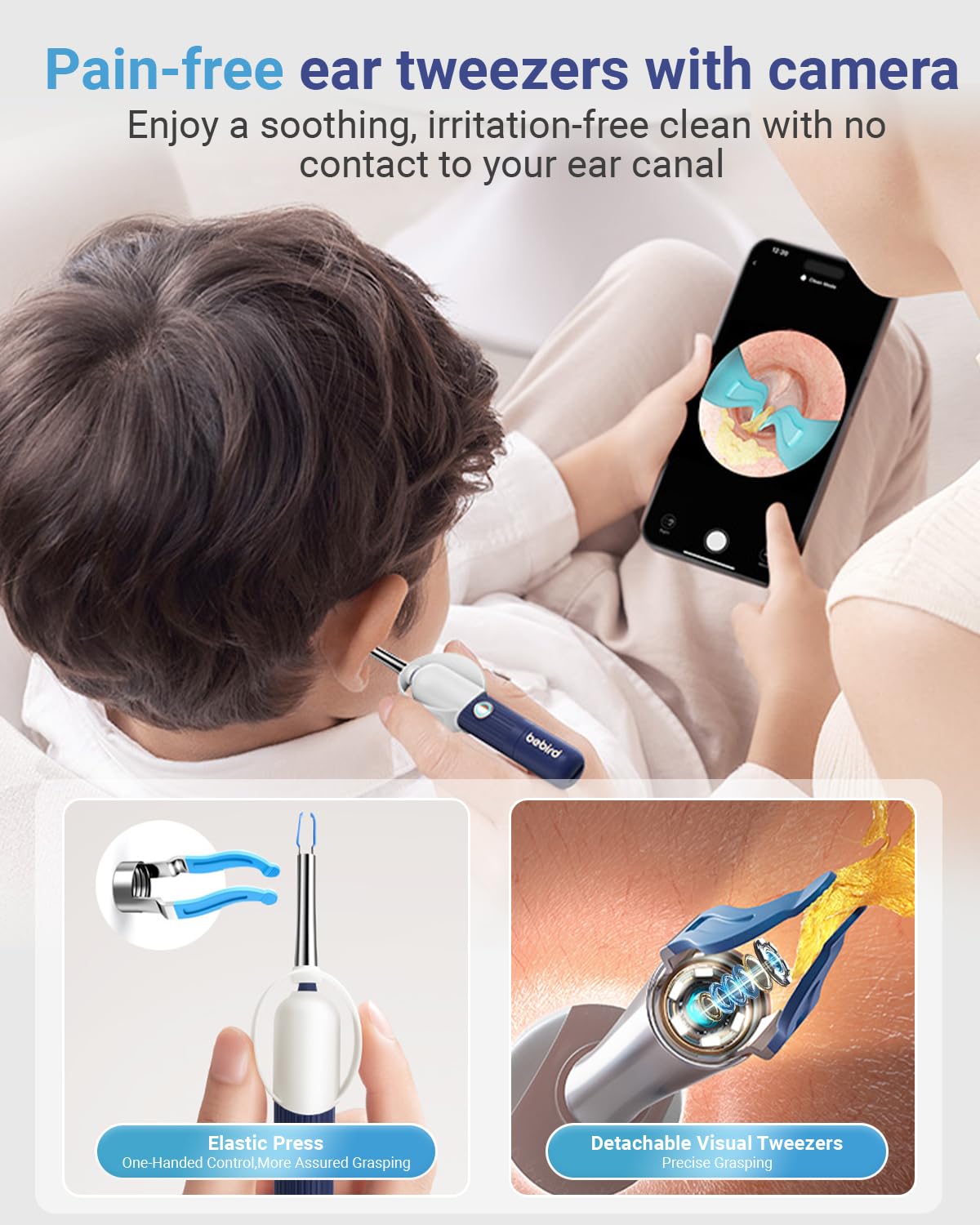 DailySee flexible-silicone-head offers gentle comfort during cleaning