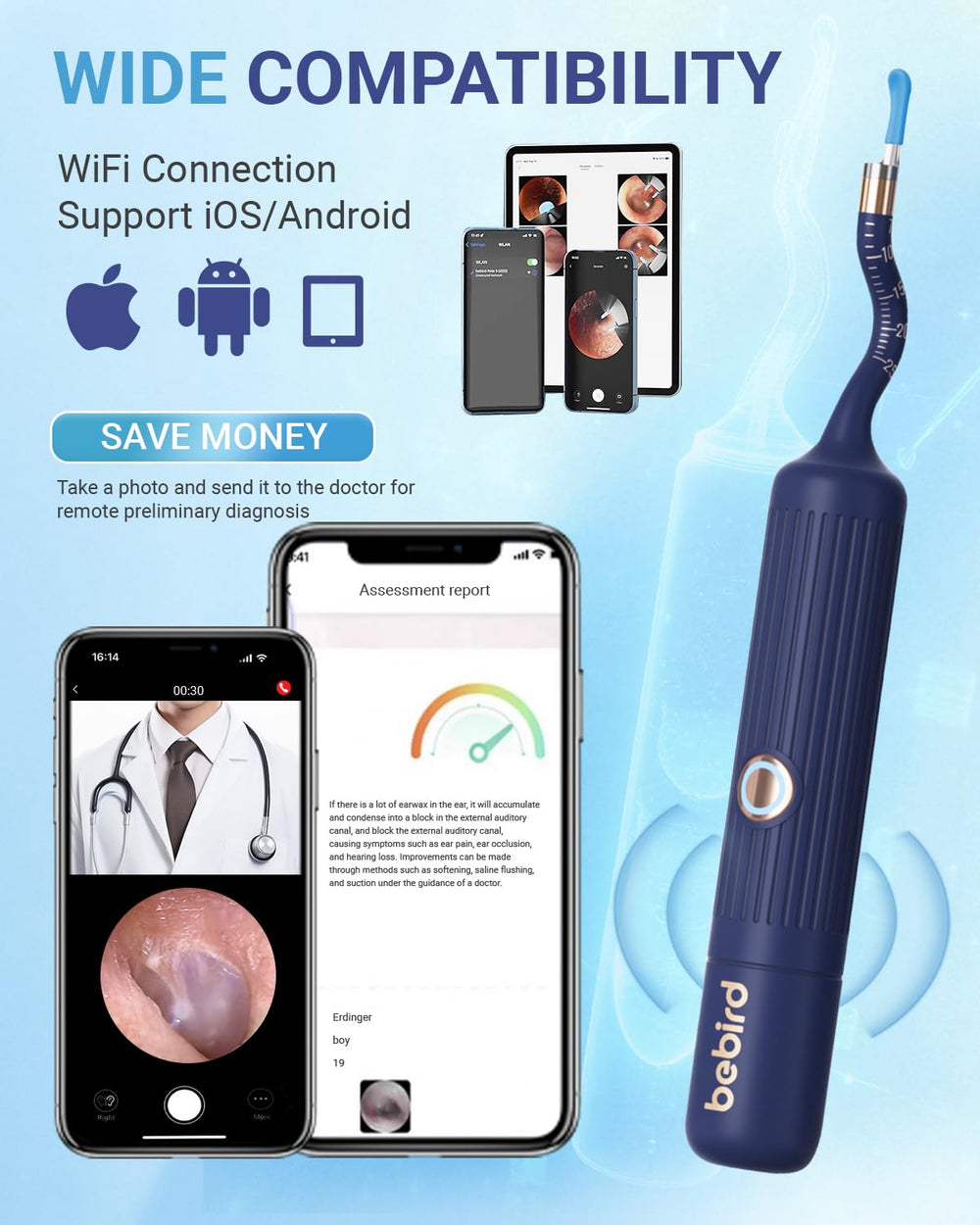 DailySee four-silicone-spoons adapt to wet or dry ears