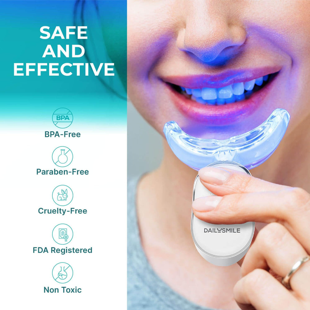 DailySmile all-in-one whitening kit for home use.
