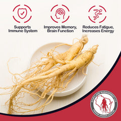 Dairyland American Ginseng Powder in a tea setup for a caffeine-free option