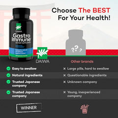 Daiwa GastroImmune digestive wellness visuals suggesting gentle daily nourishment.