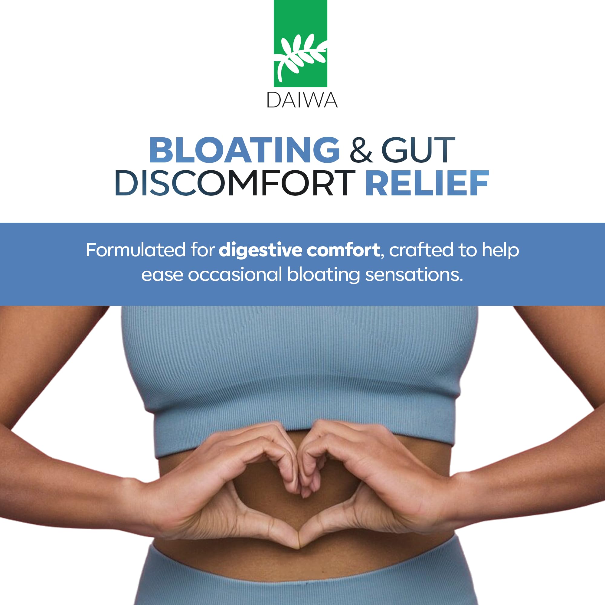 Daiwa GastroImmune label closeup emphasizes SBI and IGG ingredients and clean formula.
