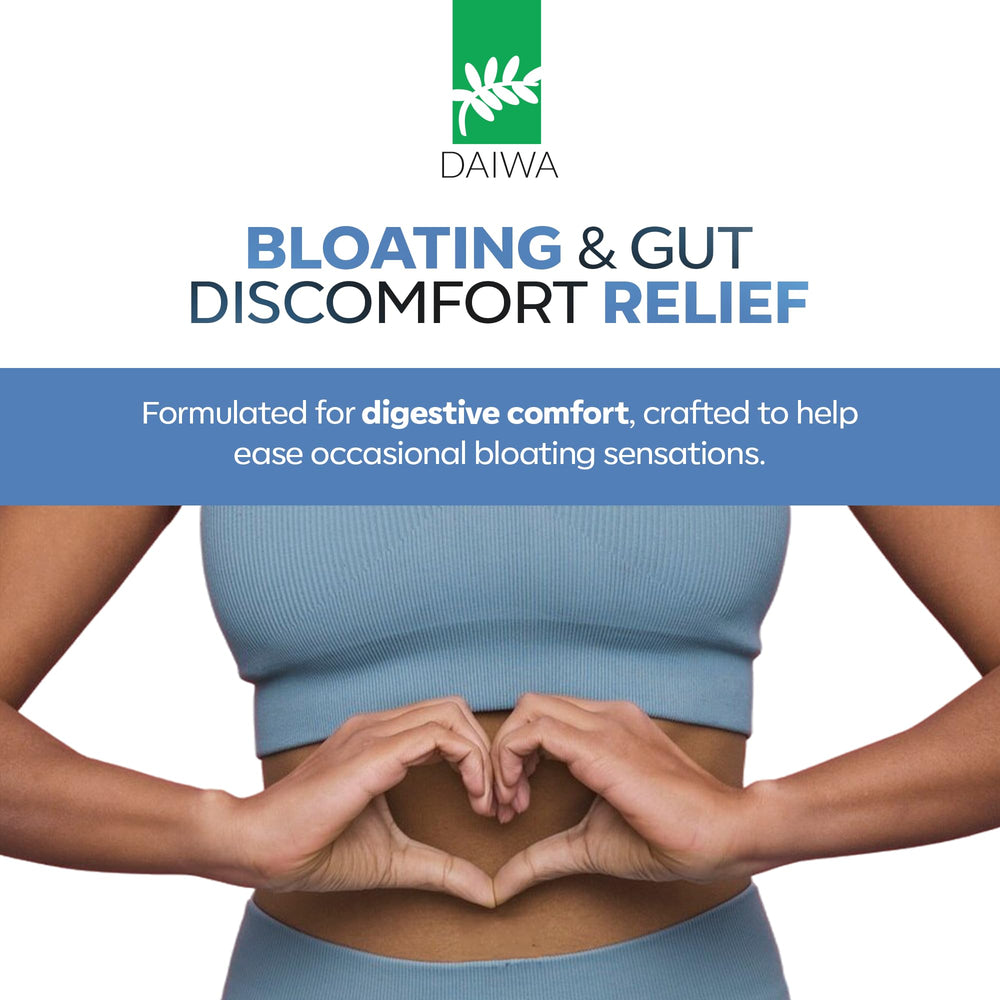 Daiwa GastroImmune label closeup emphasizes SBI and IGG ingredients and clean formula.