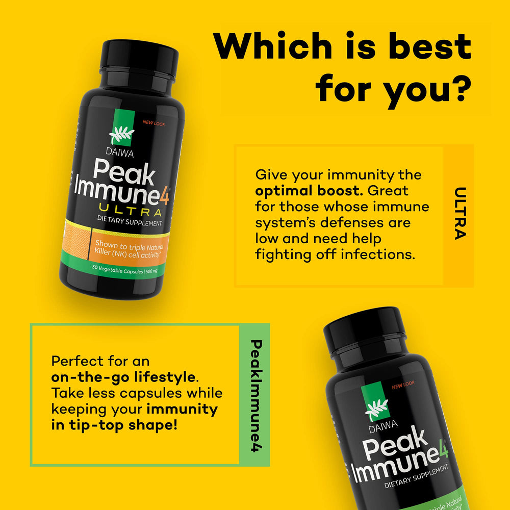 Daiwa PeakImmune4 sustainable packaging emphasis on quality ingredients