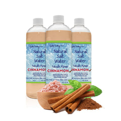 Dale Audrey 3-pack saltwater mouth rinse bottle front for everyday fresh breath.